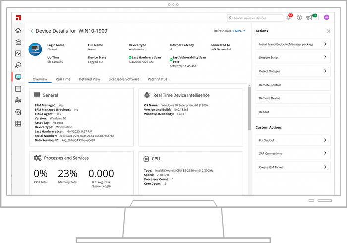 Ivanti Neurons Workspace