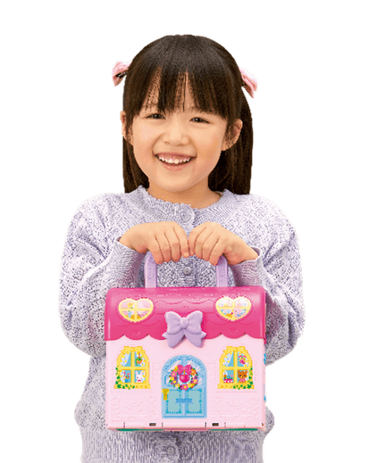 とじるとバッグ型になって持ち運べます