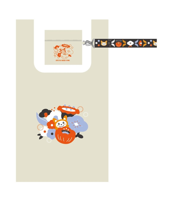 そうにゃんストラップ付ショルダーバッグ（イメージ）