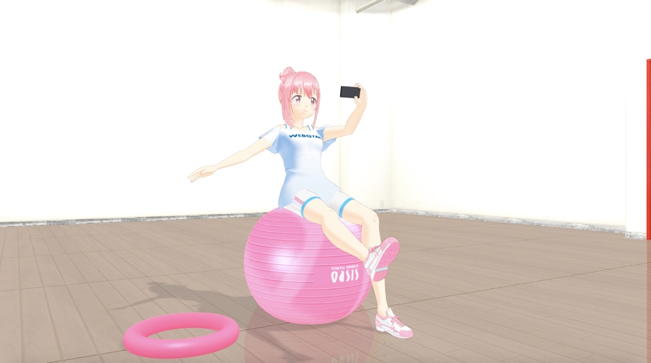 さくらとバランス対決