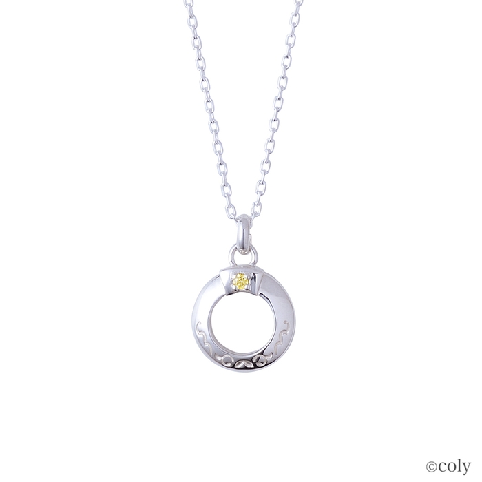 ルチル シルバーネックレス