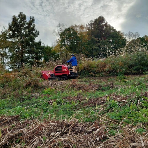 冬の準備に草刈りは欠かせない