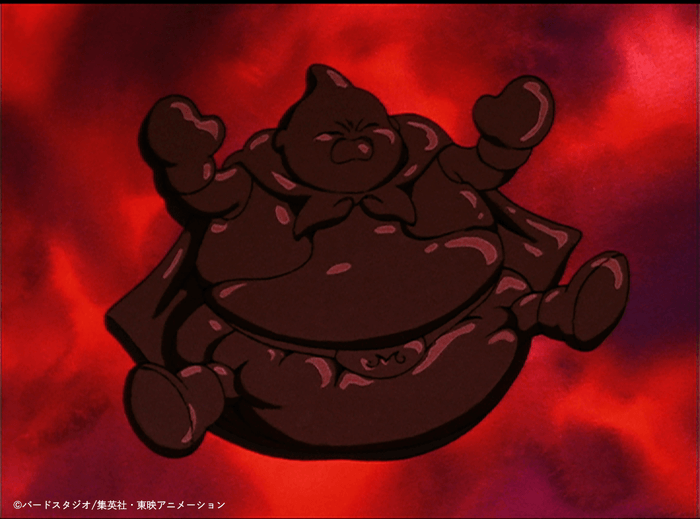 チョコになっちゃえ!!魔人ブウのチョコ型(作中登場シーン)