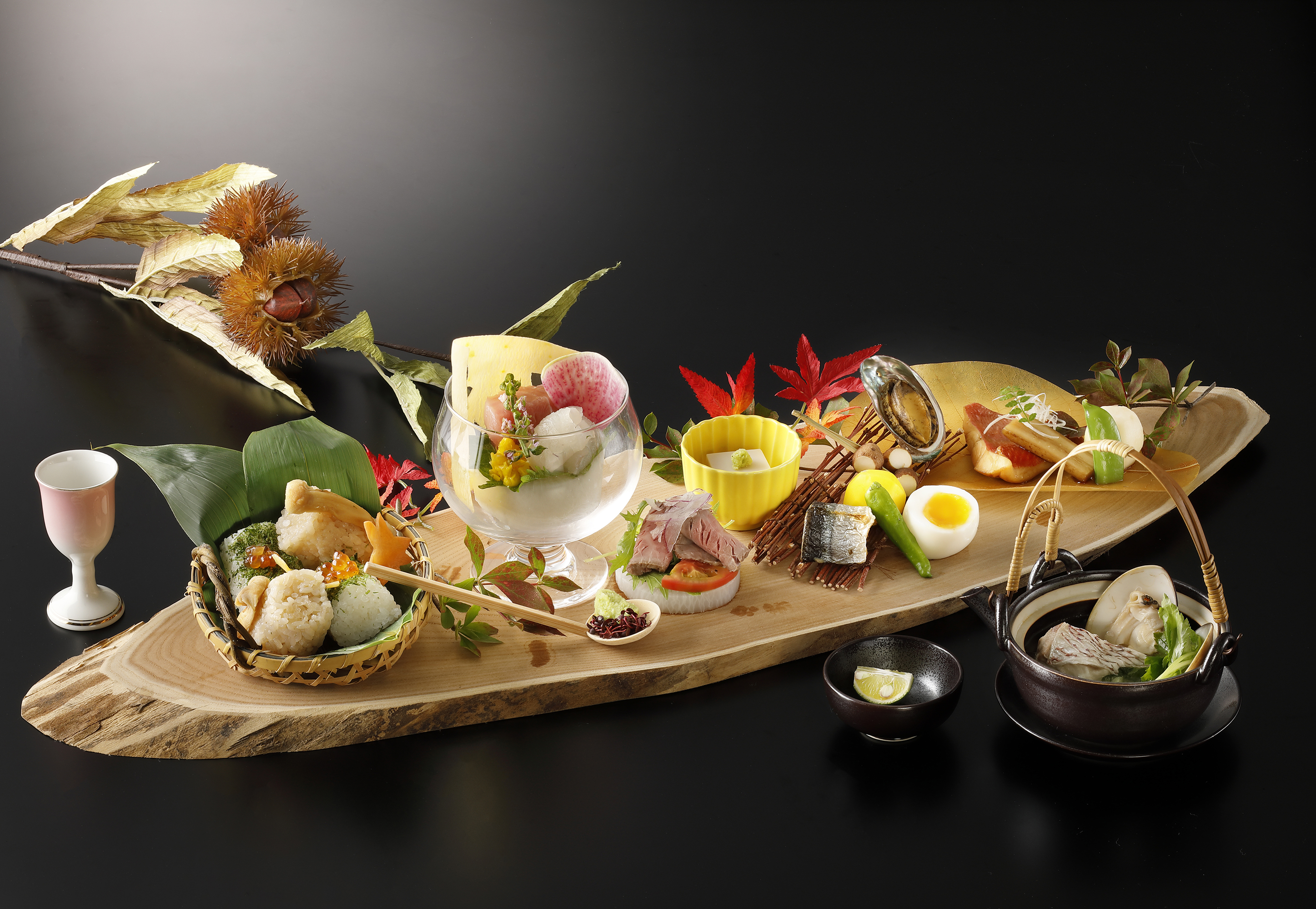 強羅駅より徒歩3分、旅館「強羅環翠楼」　季節限定の昼膳「箱根強羅 秋の庭」を発売