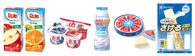 提供する当社商品の一例