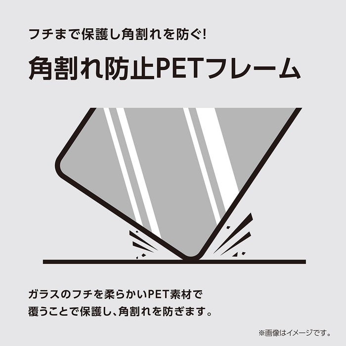 【角割れ防止】で強化ガラスの角割れを防ぐ画面を保護〈0.25mmシリーズ〉