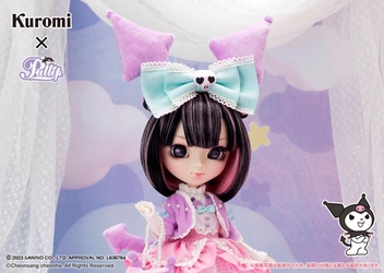 ファッションドール・プーリップから人気キャラクター「クロミ」コラボモデルのアナザーデザイン「プーリップ/ Kuromi Sweet Dream ver.」が登場。2022年3月中旬発売