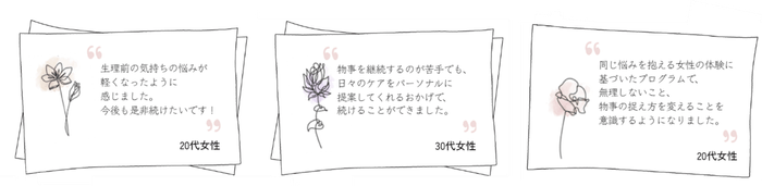 CoCoRe_ご利用者の声