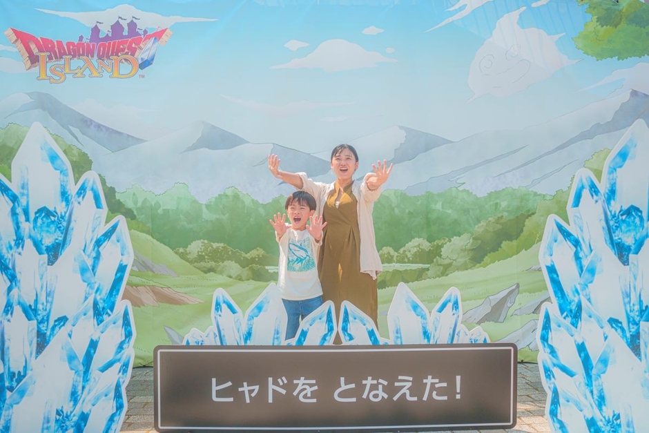 ▲ヒャドを唱えて氷魔法修行スタート!