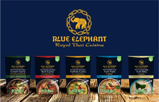 水を加えて温めるだけ、5分で本格タイ料理！ BLUE ELEPHANT(ブルーエレファント)から 「すぐ食べられるカレー＆スープ」が発売
