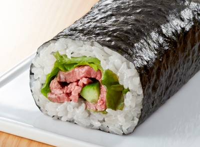 ローストビーフ巻きすし
