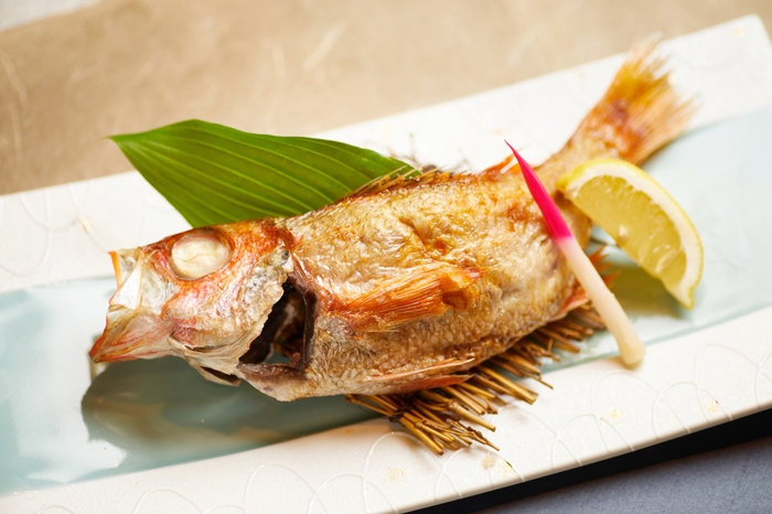 「秋満喫プラン」ノドグロの塩焼き