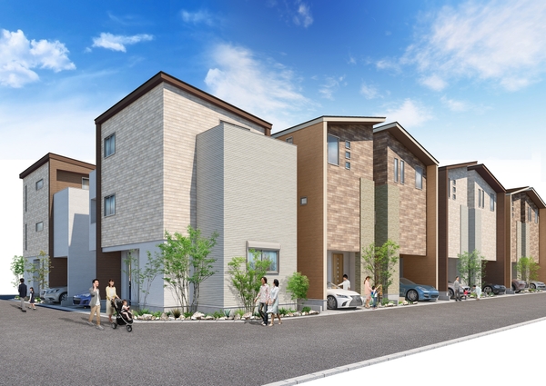 30号棟~33号棟　外観パース