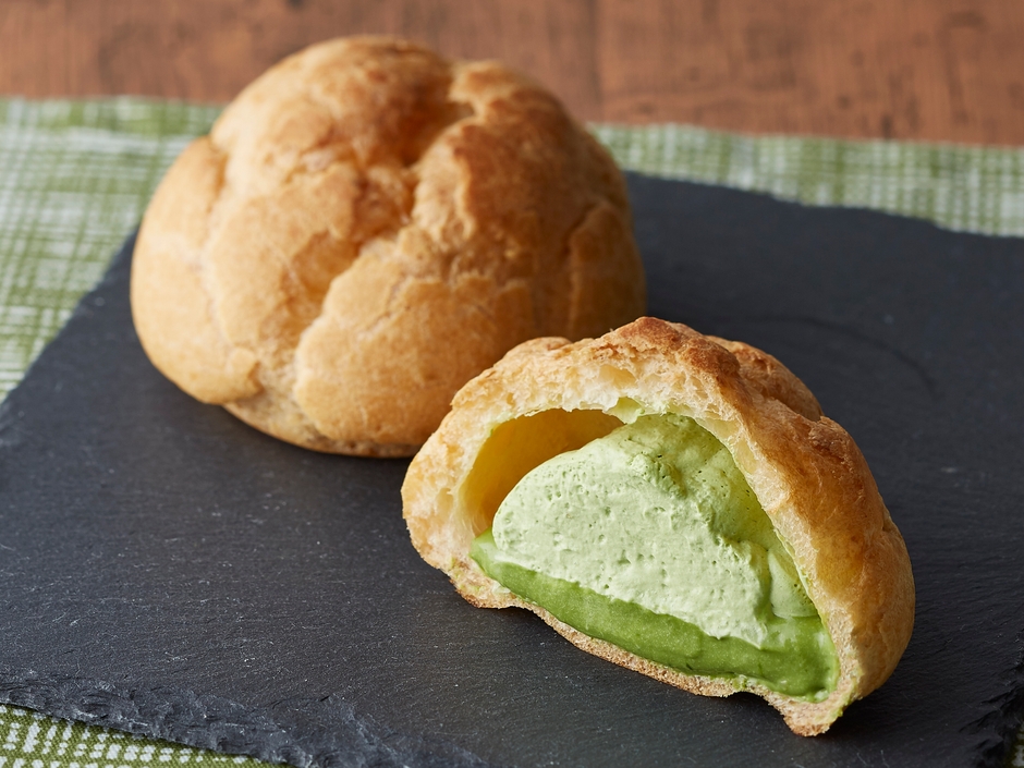 丸七製茶監修 お濃茶シュークリーム イメージ画像