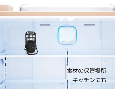 冷蔵庫に(※冷凍庫には使用できません)。