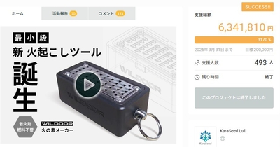 GREENFUNDING結果