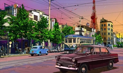 日産「スカイライン」生誕55周年記念 スペシャル企画「SKYLINE meets EIZIN SUZUKI」がスタート！