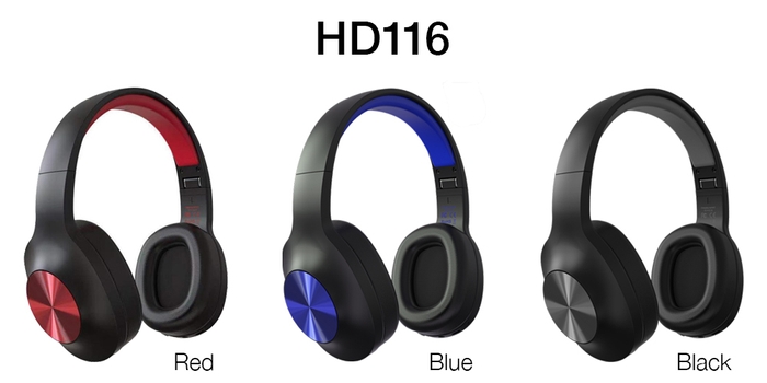 WIRELESS OVEREAR HEADPHONE 「HD116」 