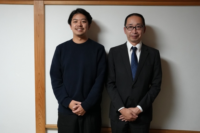 左:rayout担当 馬場 右:キャリアデザイン・アカデミー 豊田様