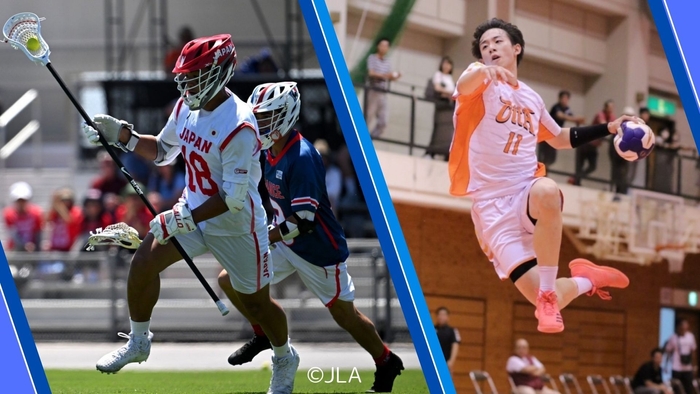 左:辻野 勝巳(ラクロス)/右:谷藤 要(ハンドボール)