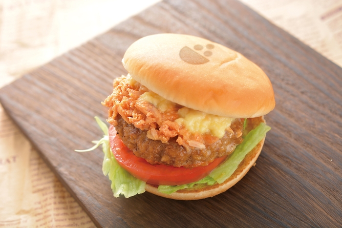 オリジナルレシピ めんツナハンバーガー