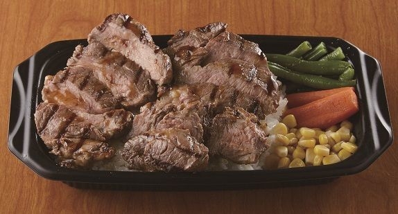 ステーキとあぐー豚の詰合せ弁当