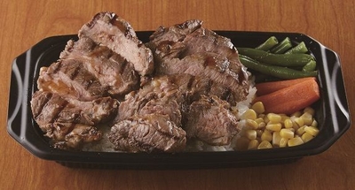 ステーキとあぐー豚の詰合せ弁当