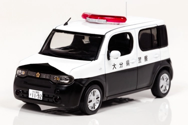全国的にも珍しい日産キューブの警察車両が 1/43スケールになって登場！6月6日に予約受付開始