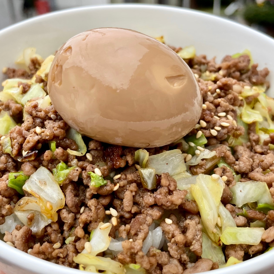 半熟煮卵付きです