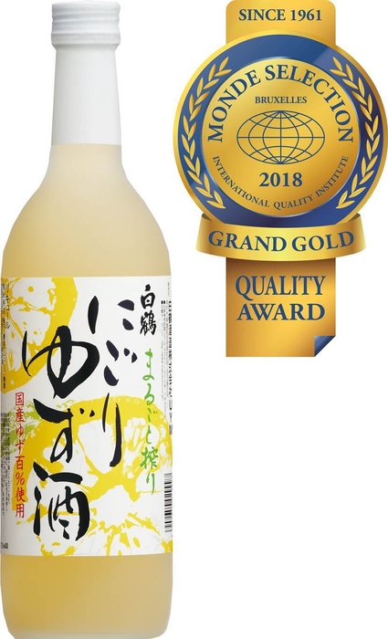 白鶴 まるごと搾り にごりゆず酒  720ml