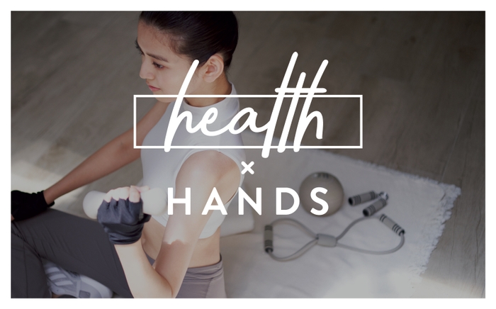 『health×HANDS』ロゴ