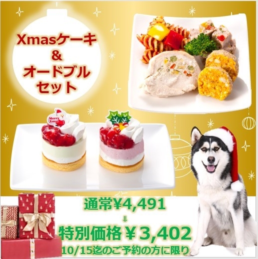 Xmasケーキ&オードブルセット