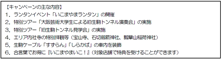 ー第９回 近鉄エリアキャンペーンー 「いこまやまいこ！」を実施します！