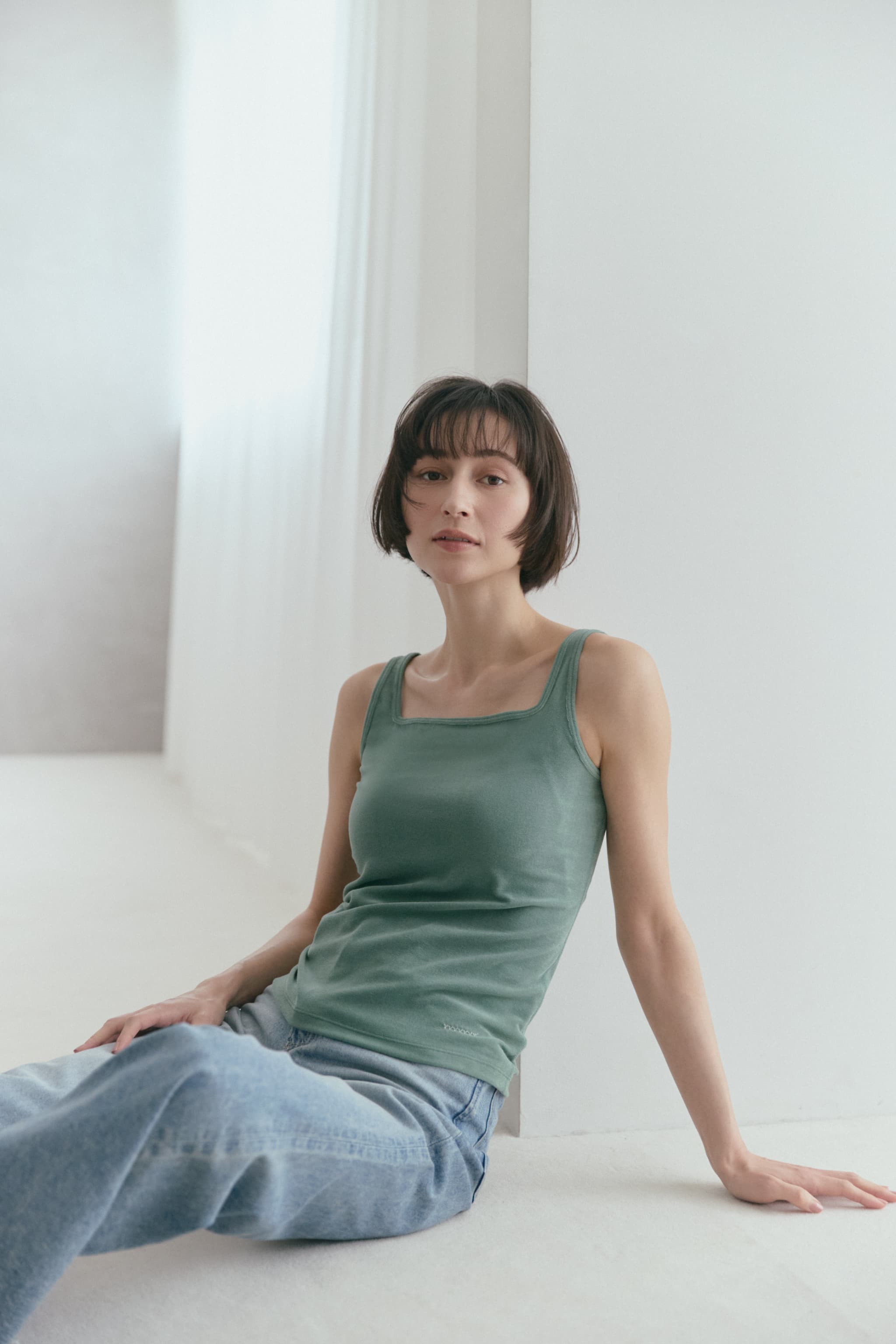 Cup In Pile Tank Top2