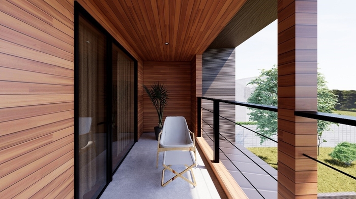 スイートヴィラタイプ バルコニーイメージ