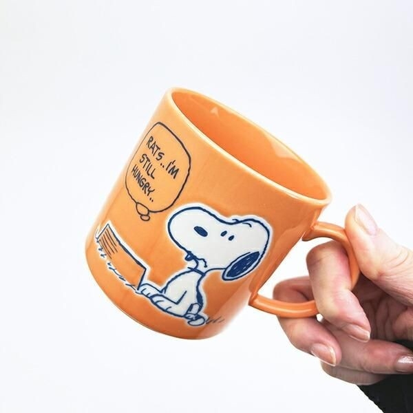 スヌーピーの木箱入りマグカップ