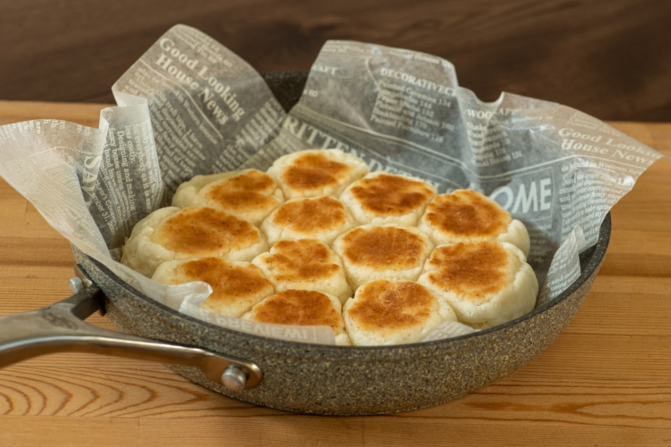 フライパンでちぎりパン