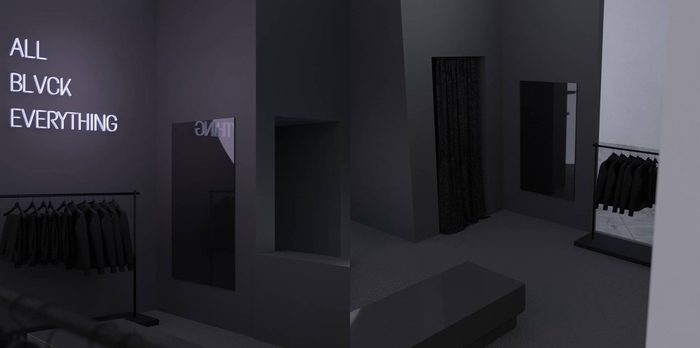 BLVCK PARIS POP UP STORE 内観イメージ