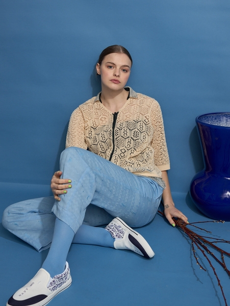 「Mode Colette Sheerknit（モードコレット・シアニット）」ニットジャケット