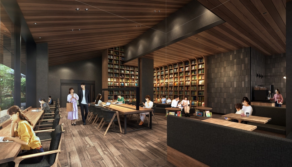 カフェラウンジ・ライブラリーラウンジ完成予想図