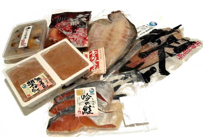 北海道食品事業者応援セット（魚製品・一例）