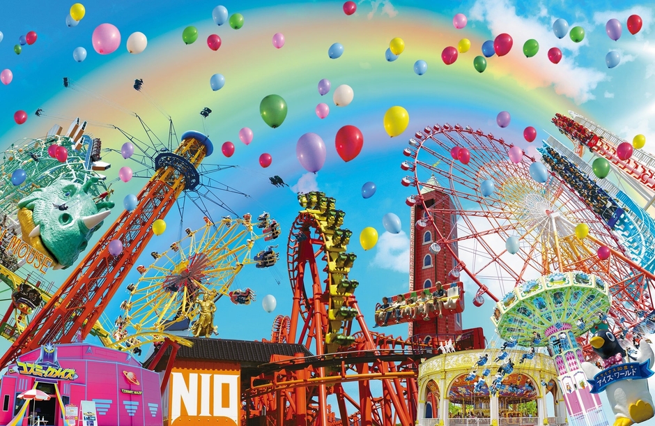 アトラクション数日本一の遊園地