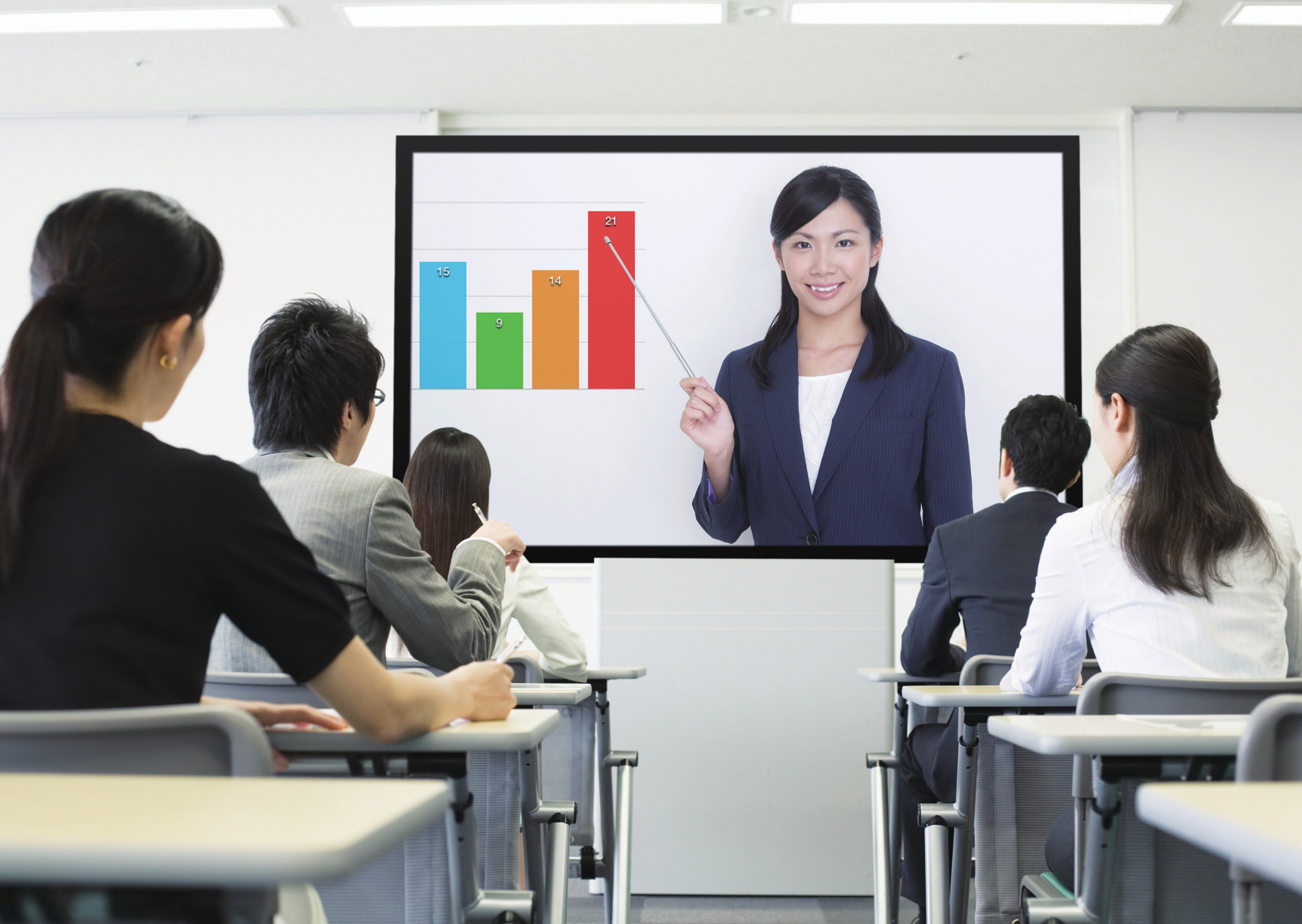 『新入社員研修のためのテレビ会議システム』の導入を支援いたします