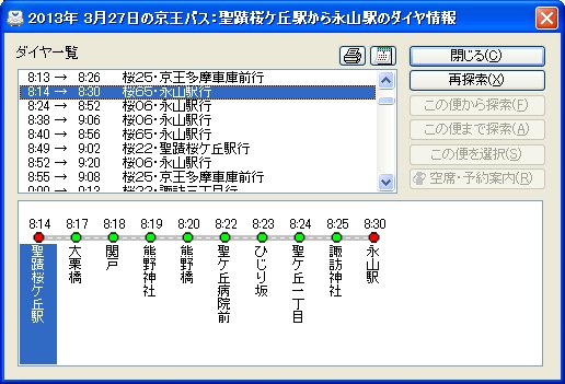 聖蹟 桜ヶ丘 から 永山 駅 バス 時刻 表 安い