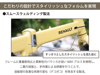 RENAULT GRAVEL11(スムースウェルディング製法)