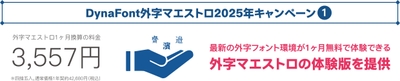 DynaFont外字マエストロキャンペーン1