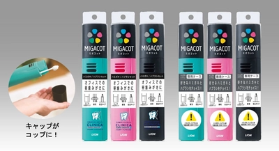 オフィスでの昼歯みがきに！ “ちょっと気が利く”コップ付きオーラルケアセット 『MIGACOT(ミガコット)  クリニカアドバンテージ ハミガキ・ハブラシセット』 『MIGACOT(ミガコット) ケース』新発売