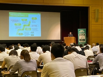 ＜自転車の安全利用促進委員会レポート＞ 山口県初開催　 教育委員会主催『令和5年度 防犯教育・学校事故対応研修会』にて 県内教職員等約110名が自転車の安全指導について学ぶ