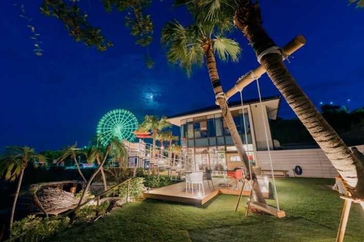 夜のプラスレイガーデン