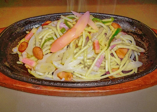 岩下の新生姜入り塩ナポリタン